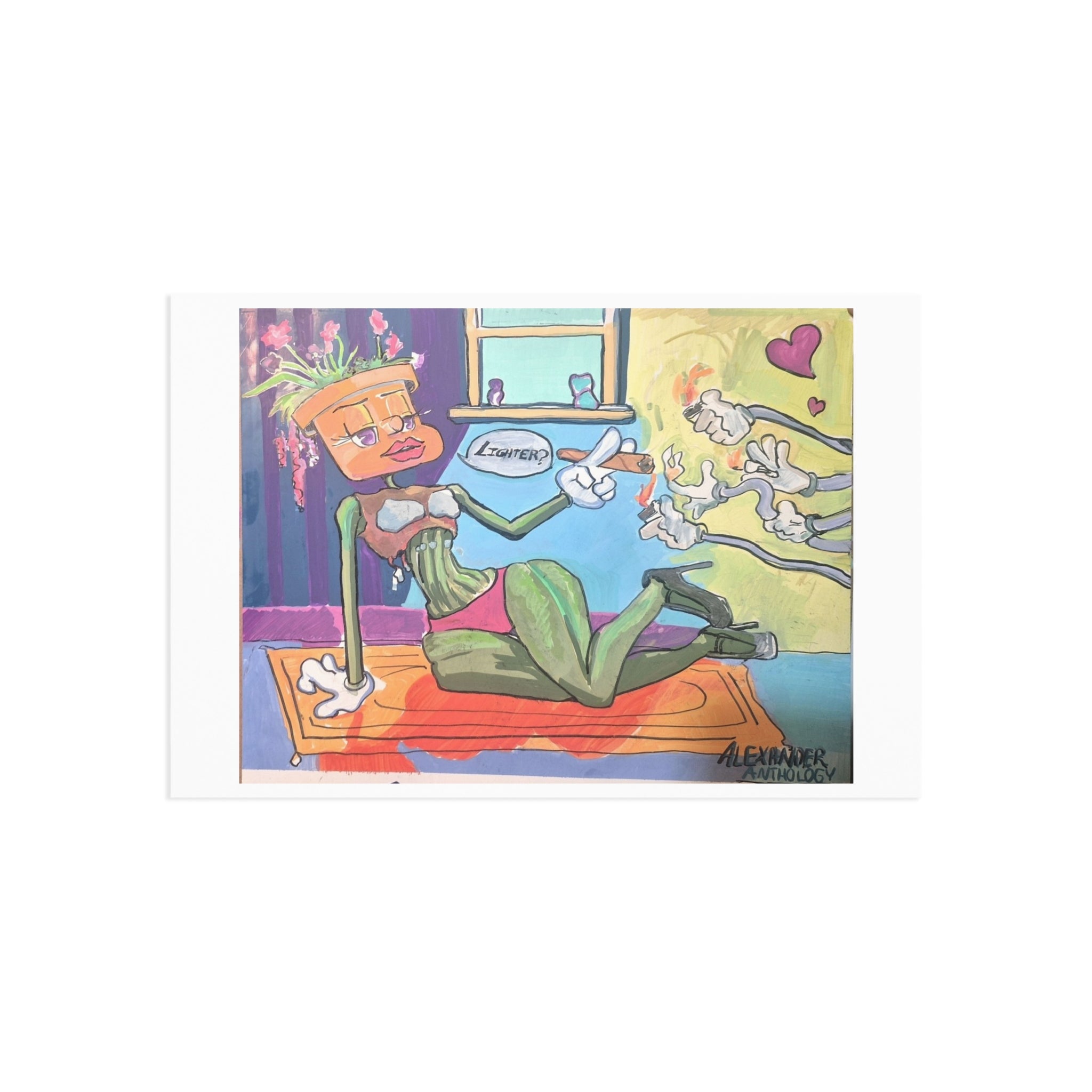 Pretty Pothead  Pinup #2