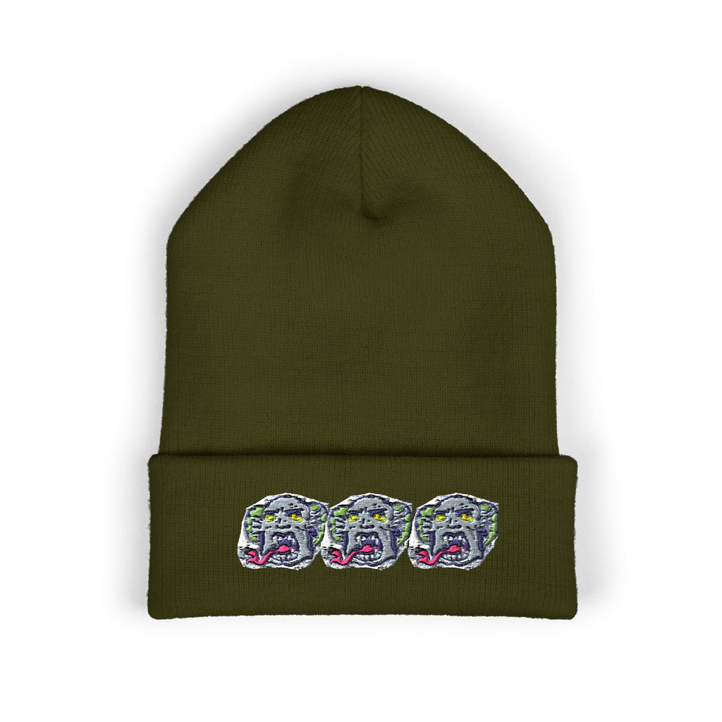 Snake Punk Beanie (Embroidery)