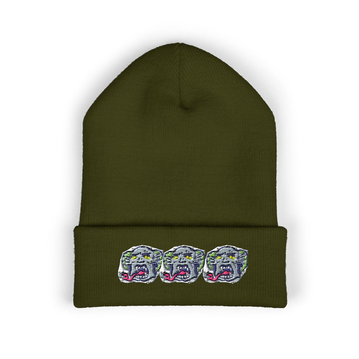 Snake Punk Beanie (Embroidery)
