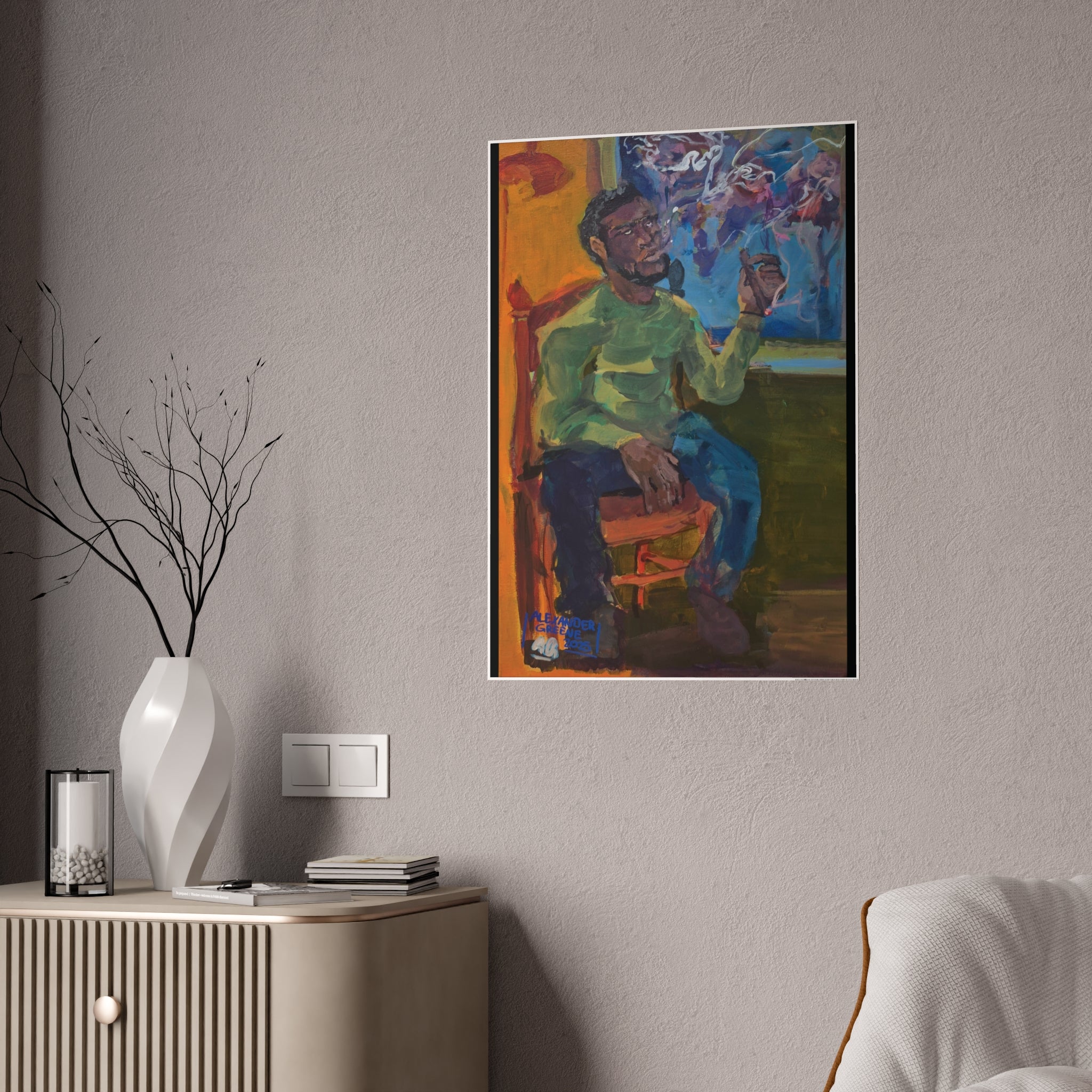 "Smokebreak" Poster Print