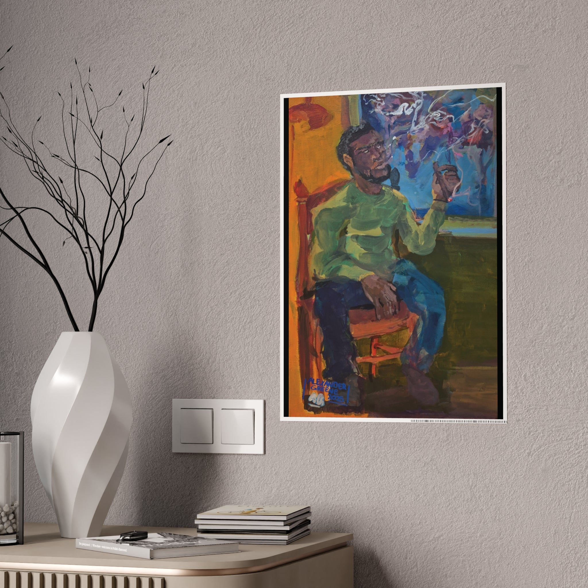"Smokebreak" Poster Print