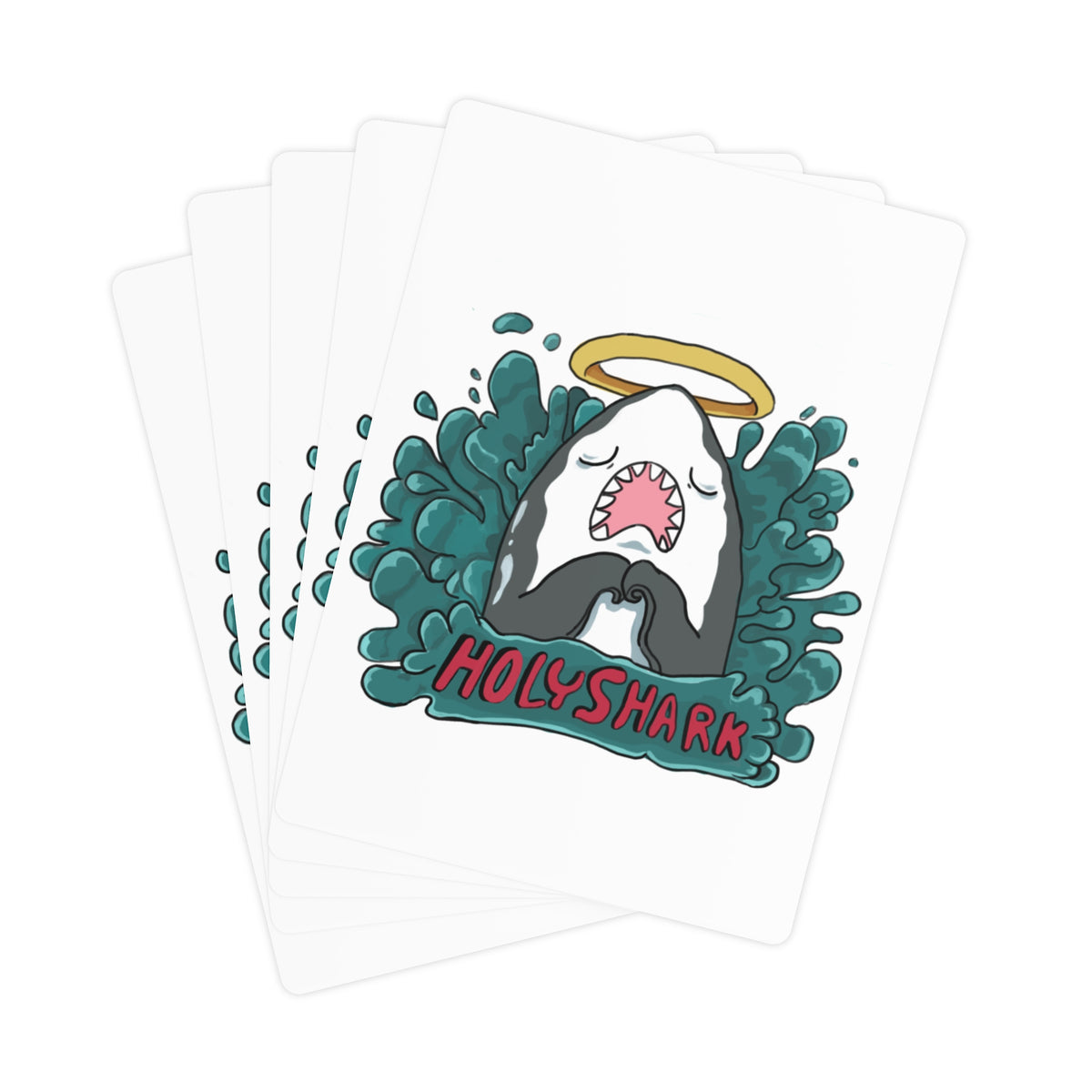 holy shark Poker Cards