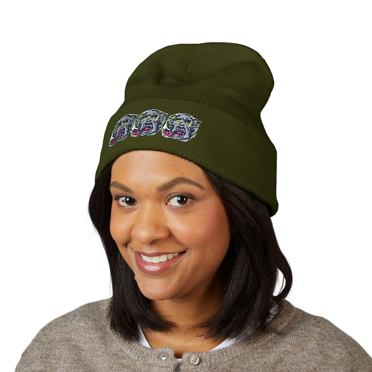 Snake Punk Beanie (Embroidery)