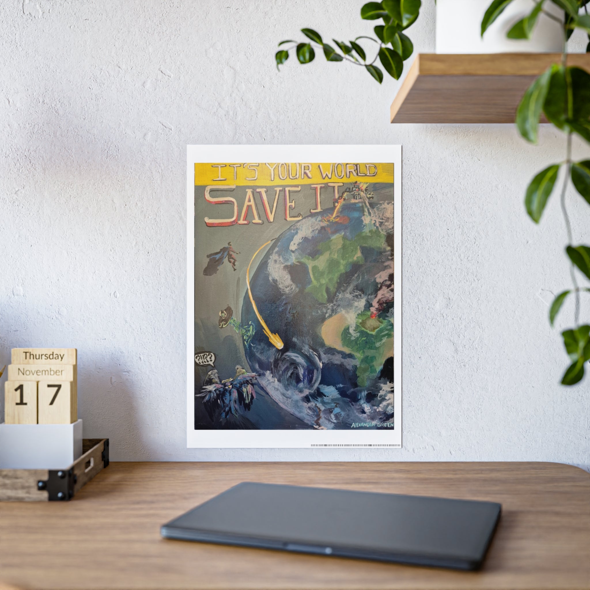 "Save The World" Poster Print
