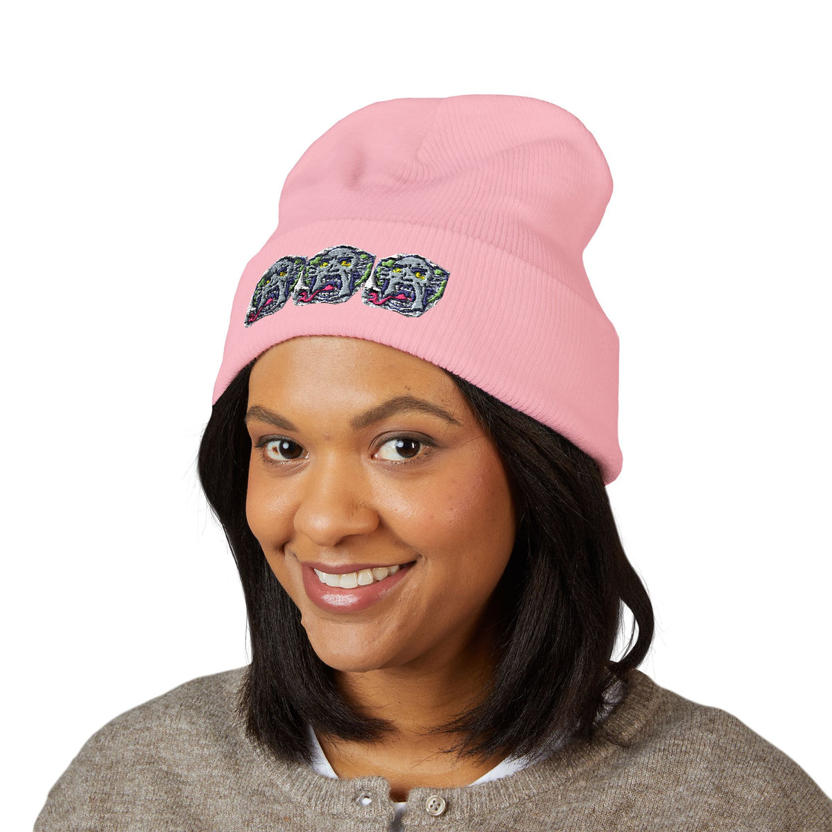 Snake Punk Beanie (Embroidery)