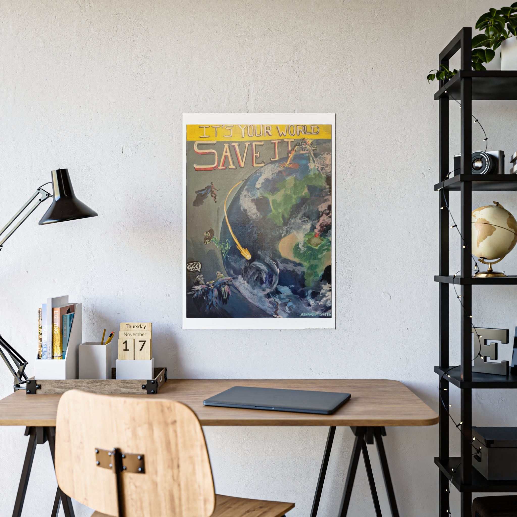 "Save The World" Poster Print