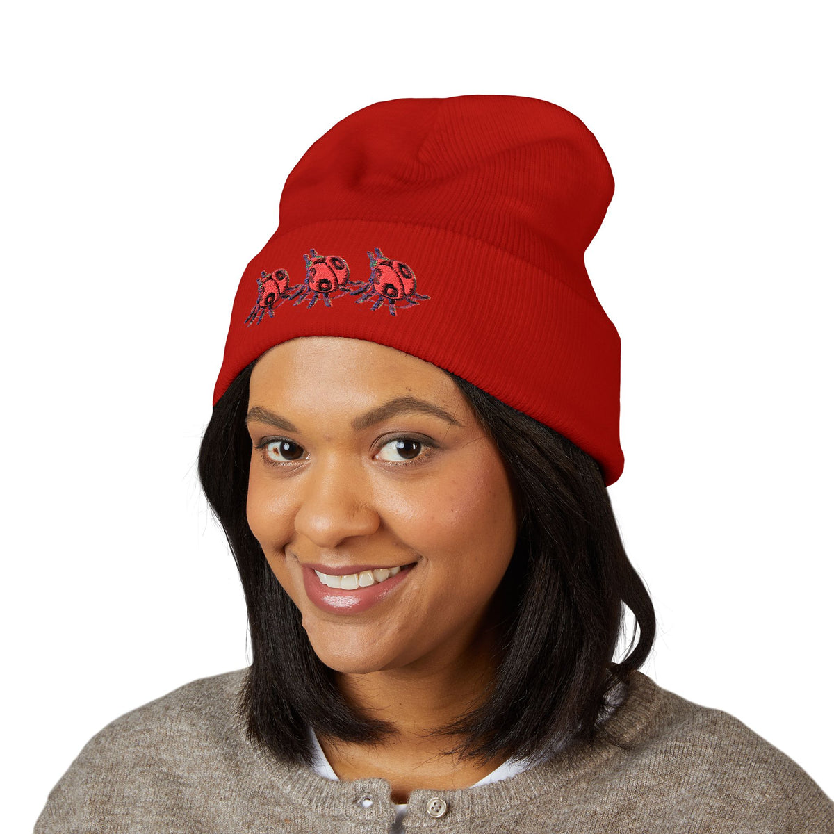 3d Buzzy Beanie (Embroidery)